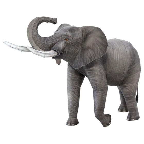 Maquette 3D Métal Earth African Elephant - Éléphant d'Afrique à Construire - Art & Loisirs