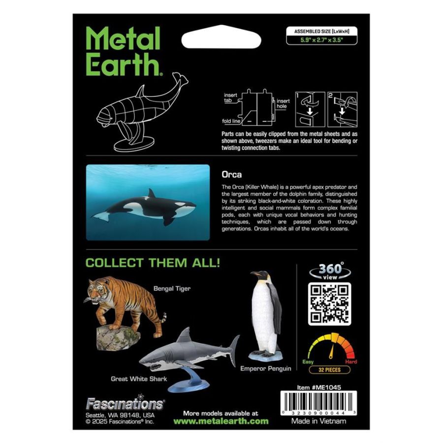 METAL EARTH Maquette 3D Orque en Métal | Modèle à Construire 14+ | Art & Loisirs