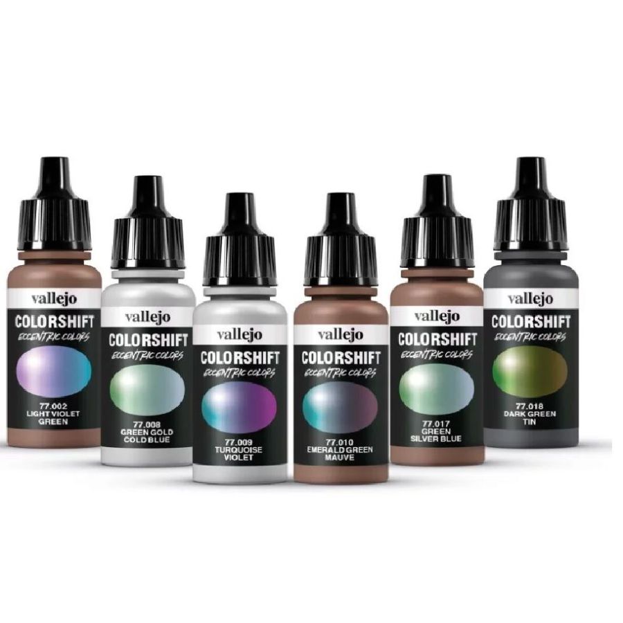 VALLEJO THE SHIFTERS Galaxy Dust Set (6x17ml) | Peinture Aérographe