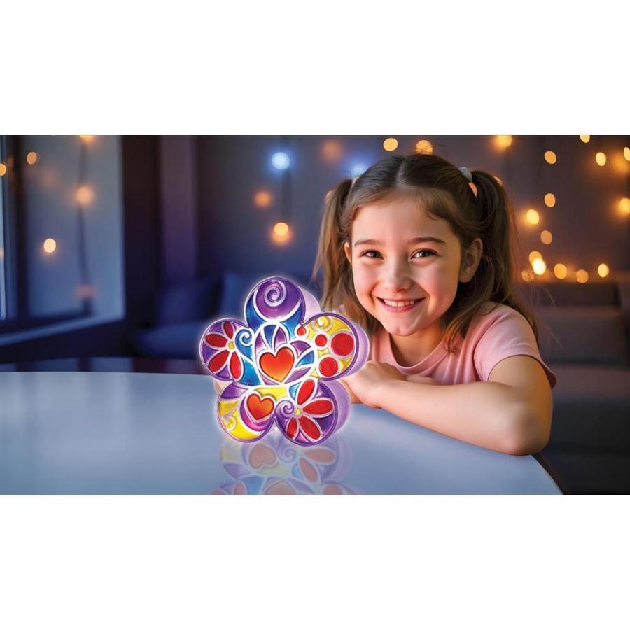 Lampe Artistique KidzMaker 4M - Couleurs Éclatantes DIY