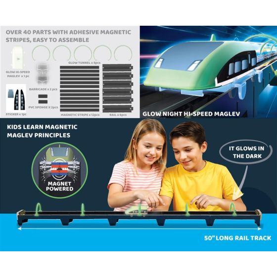 TGV à Sustentation Magnétique KidzLabs 4M - Science Amusante
