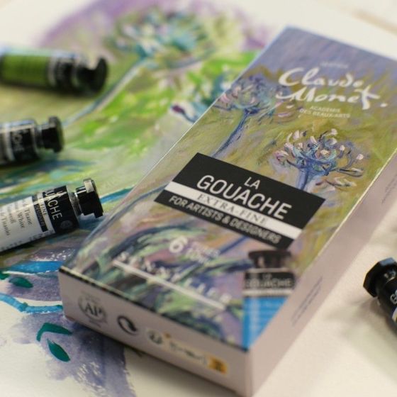 Gouache Extra-Fine Sennelier Claude Monet - 6 Tubes | Art &