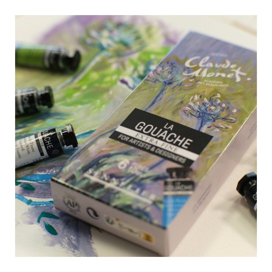 Gouache Extra-Fine Sennelier Claude Monet - 6 Tubes | Art &