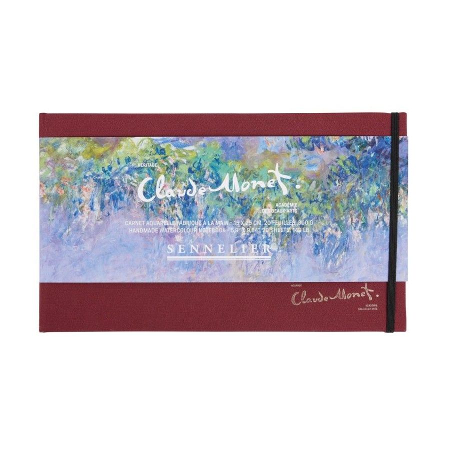 Carnet aquarelle 300 g 15x25 cm SENNELIER - Claude Monet