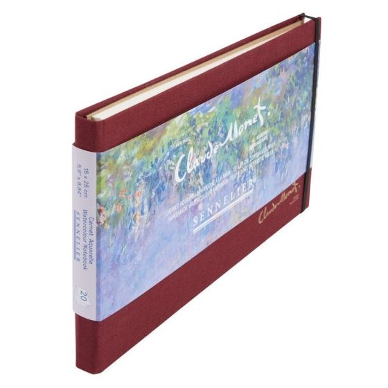 Carnet Aquarelle SENNELIER Claude Monet 15x25 | Art & Loisirs