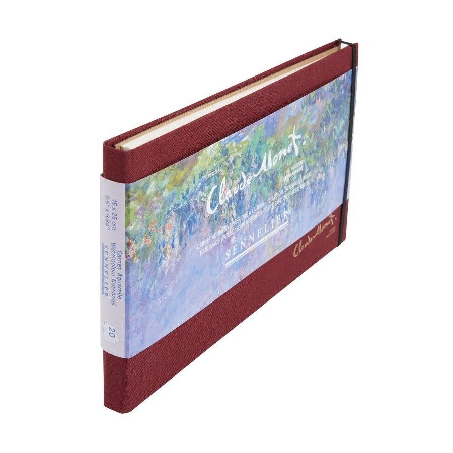 Carnet Aquarelle SENNELIER Claude Monet 15x25 | Art & Loisirs