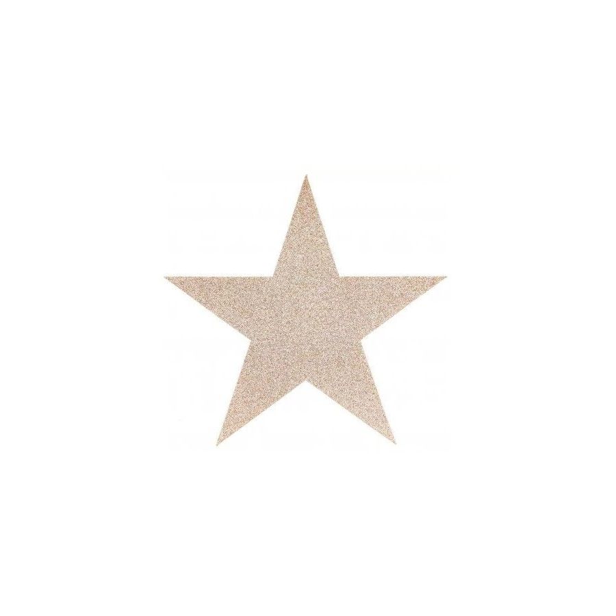 Sous-verres en feutre étoile d'or