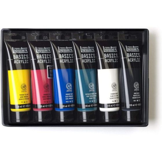 Set Peinture Acrylique Liquitex Basics - 6 | Art & Loisirs
