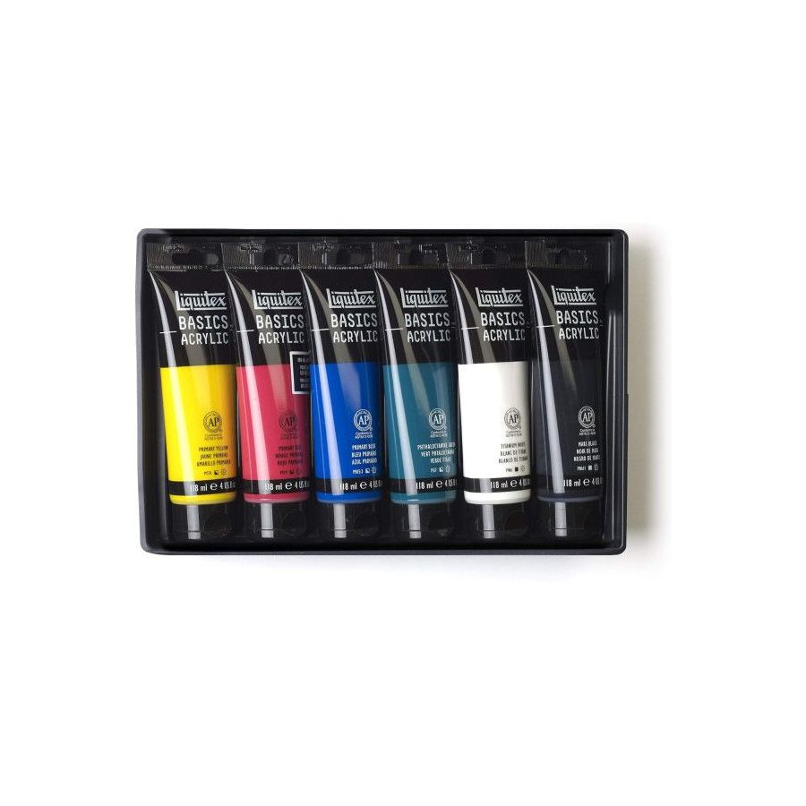 Set Peinture Acrylique Liquitex Basics - 6 | Art & Loisirs