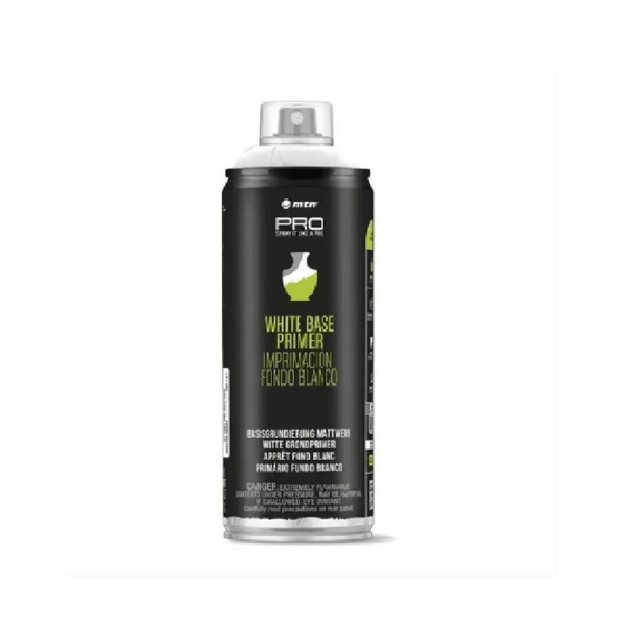 Bombe de peinture apprêt fond blanc - 400ml | Art & Loisirs