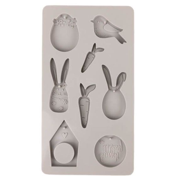 Moule en silicone joyeux printemps