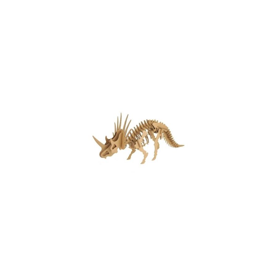 Maquette tricératops en carton