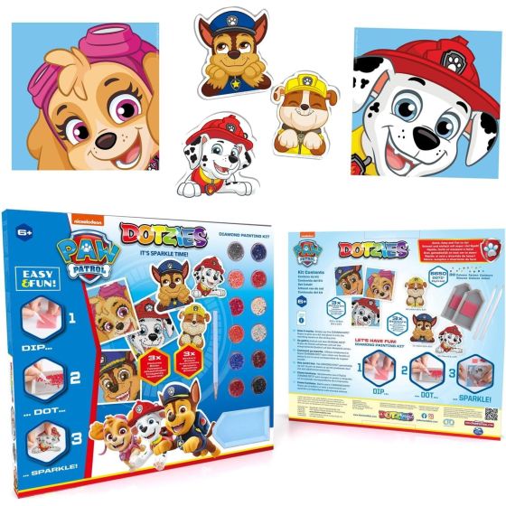 DOTZIES® Original Diamond Painting Set Paw Patrol