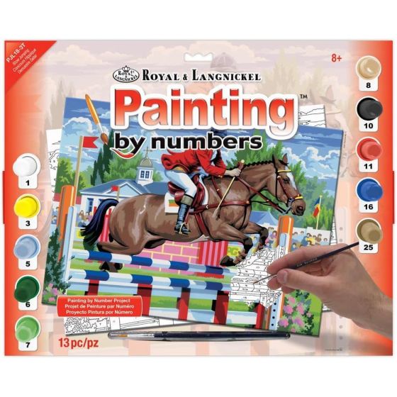 Royal & Langnickel Peinture par numéros Junior Grand kit d'activités artistiques saut d'obstacles