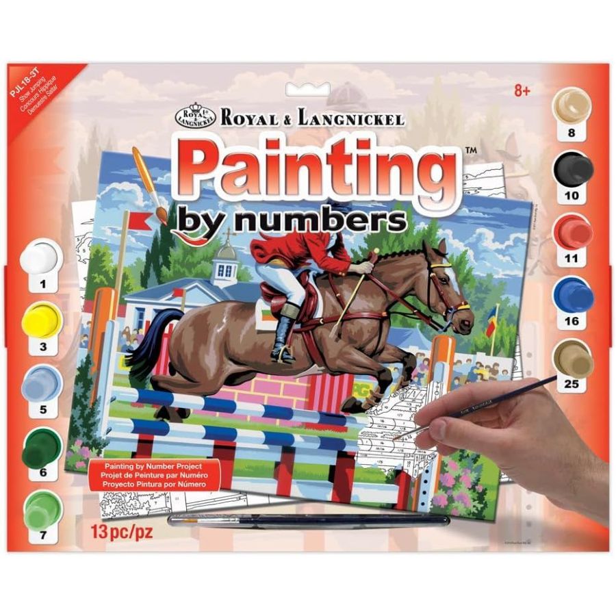 Royal & Langnickel Peinture par numéros Junior Grand kit d'activités artistiques saut d'obstacles