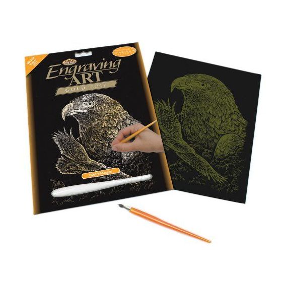 Royal Langnickel gravure d'art - Aigle or