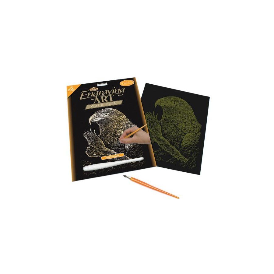 Royal Langnickel gravure d'art - Aigle or