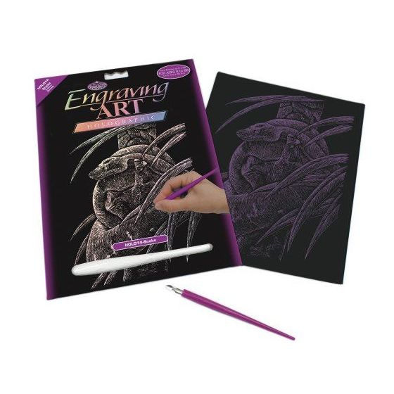 Royal Langnickel gravure d'art - Serpent holographique