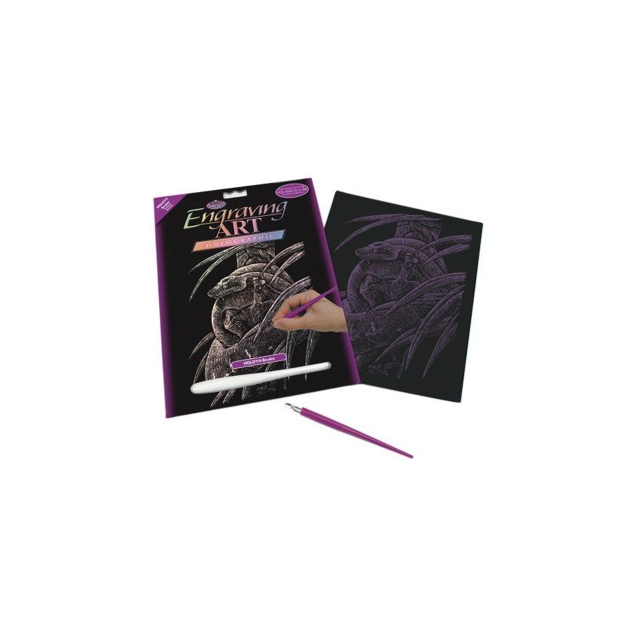 Royal Langnickel gravure d'art - Serpent holographique
