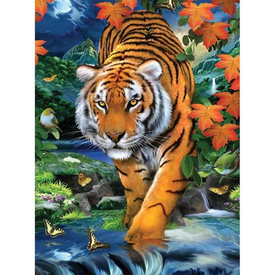 Royal Langnickel peinture à numéros - Tigre en chasse