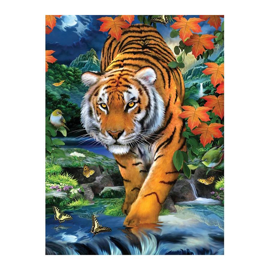 Royal Langnickel peinture à numéros - Tigre en chasse
