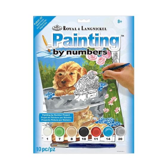 Royal Langnickel peinture à numéros - Amis à l'heure de bain