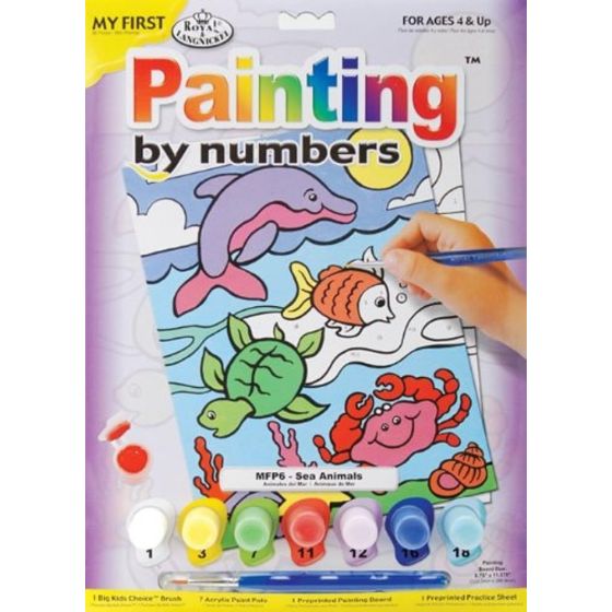Royal Langnickel peinture à numéros - Animaux de mer