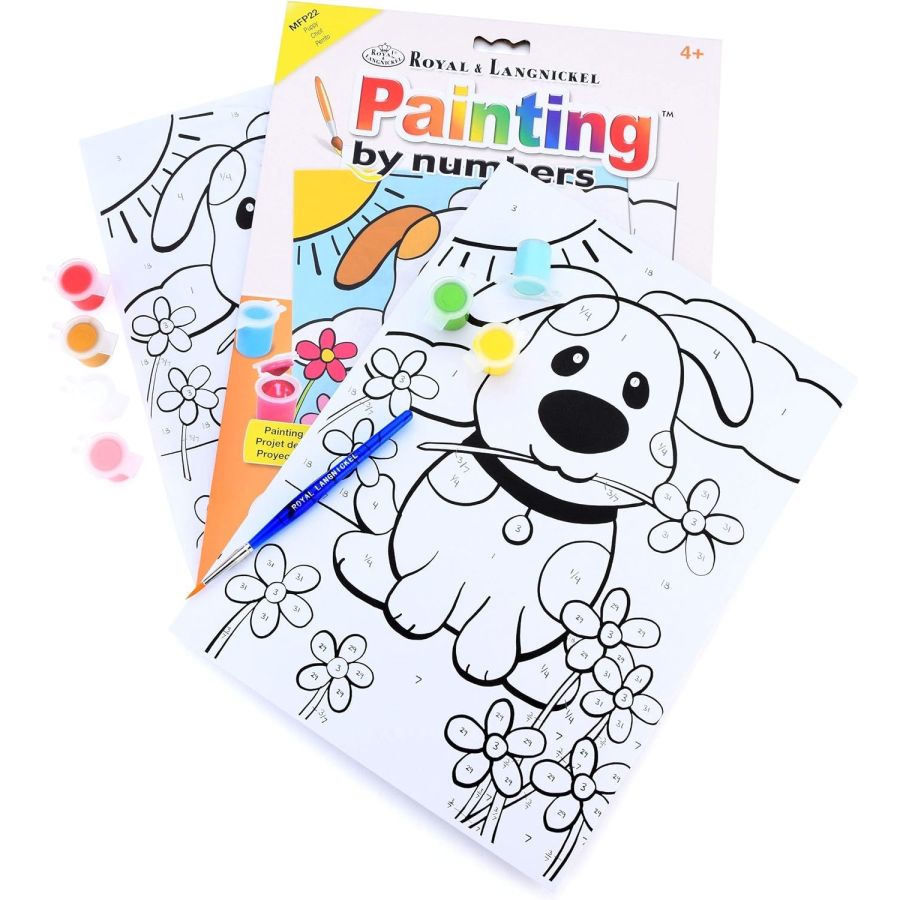 Royal Langnickel peinture à numéros - Chiot
