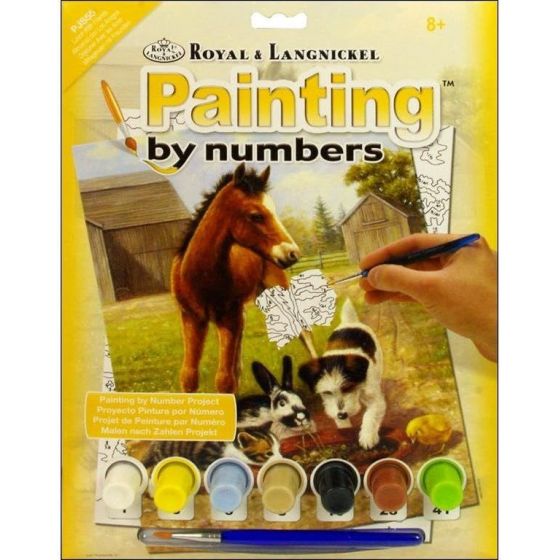Royal Langnickel peinture à numéros - Déjeuner avec les amis