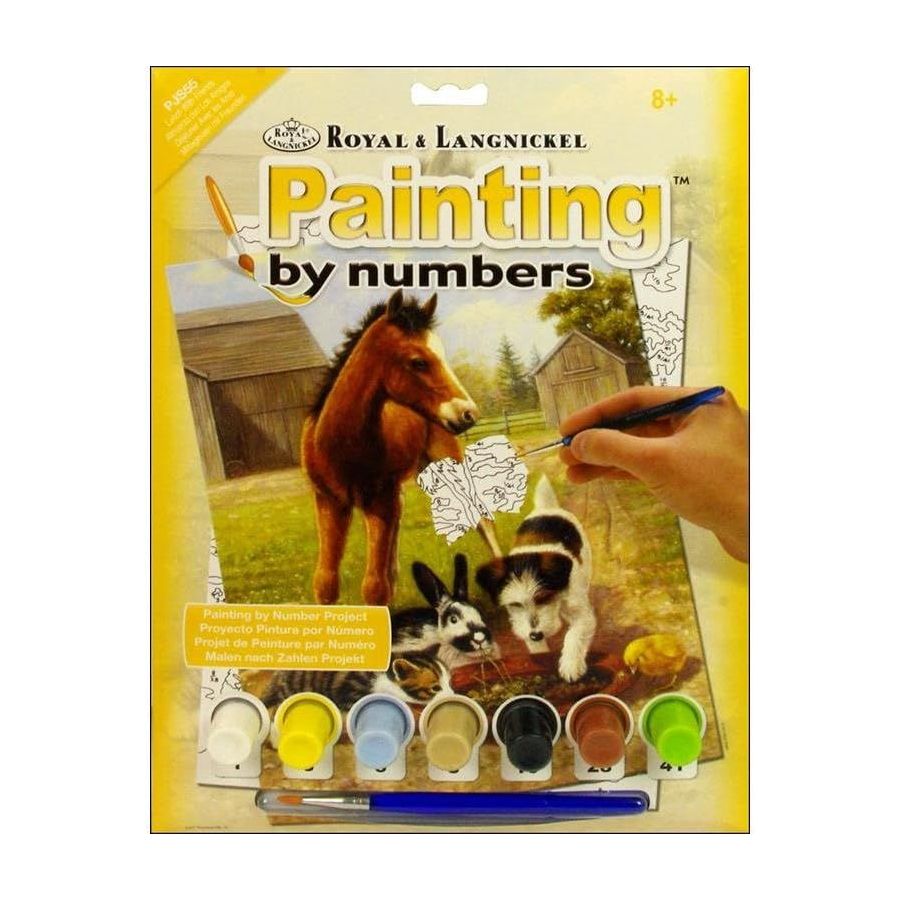 Royal Langnickel peinture à numéros - Déjeuner avec les amis