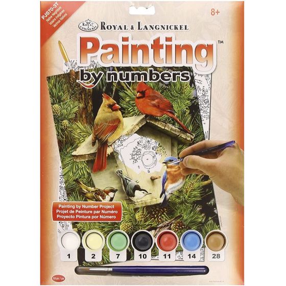 Royal Langnickel peinture à numéros - Voisins indigènes