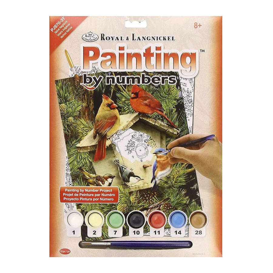 Royal Langnickel peinture à numéros - Voisins indigènes