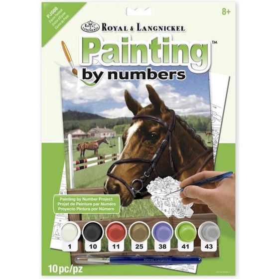 Royal Langnickel peinture à numéros - Enclos d'équine