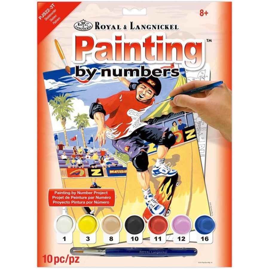 Royal Langnickel peinture à numéros - Skateur