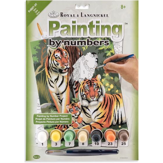 Royal Langnickel peinture à numéros - Tigres