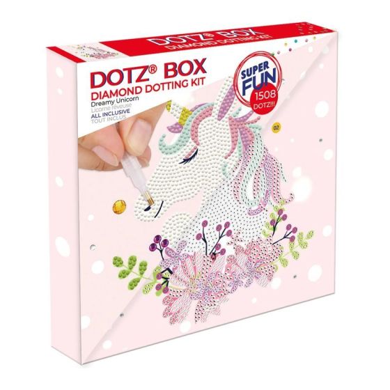Broderie Diamond Dotz - Licorne rêveuse - 22x22cm