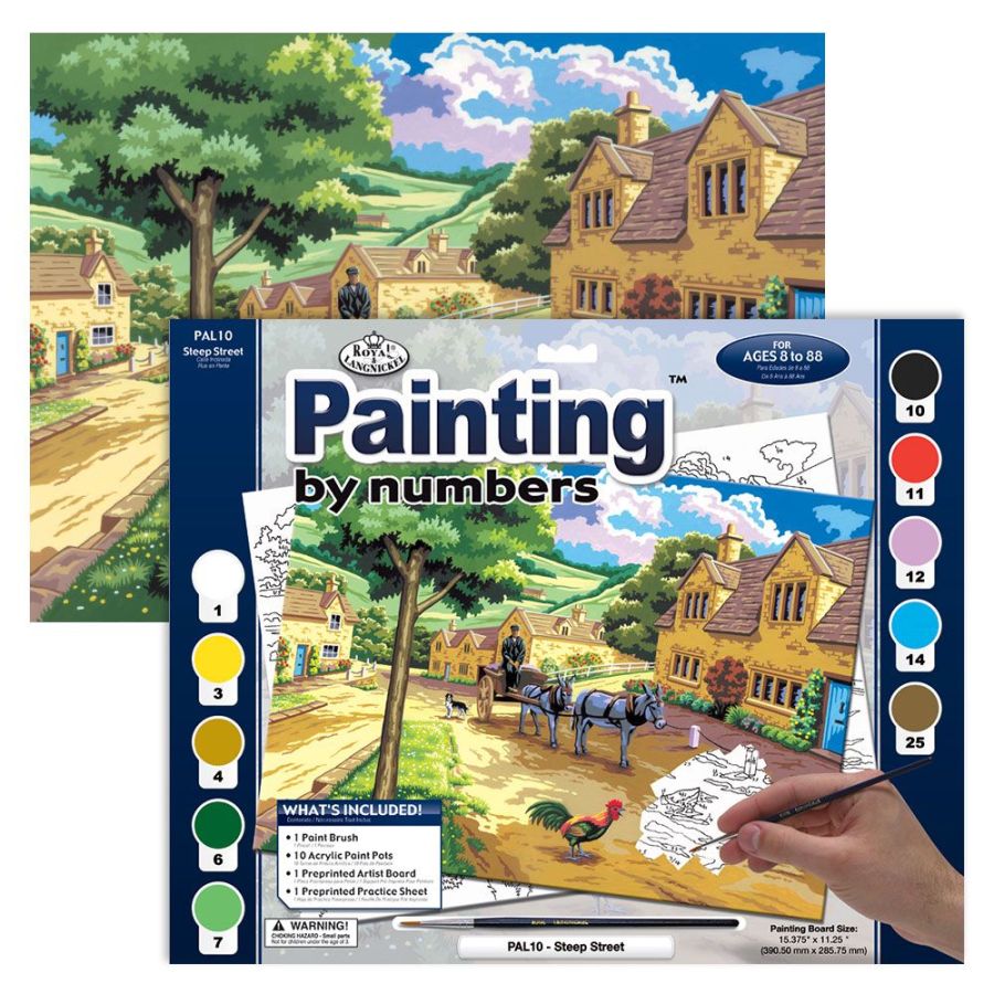 Royal Langnickel peinture à numéros  - Rue raide