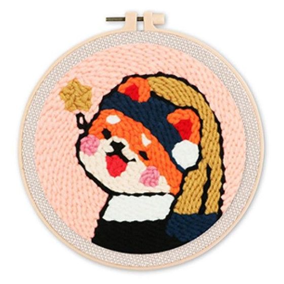 Kit Punch Needle Fille à la perle