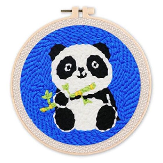 Kit Punch Needle Bébé Panda