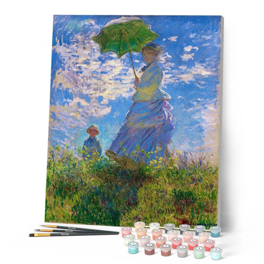 Peinture par Numéro 40x50 tendue sur châssis – La promenade - Monet