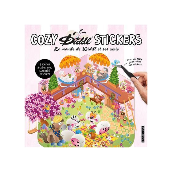 Cozy stickers Diddl LAROUSSE : Animez des | Art & Loisirs