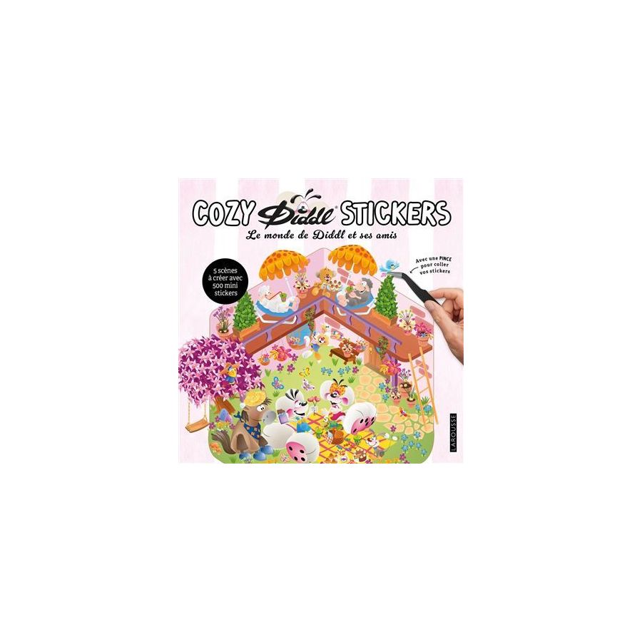 Cozy stickers Diddl LAROUSSE : Animez des | Art & Loisirs