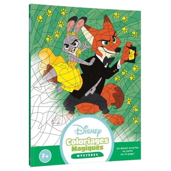 Coloriages Mystères Zootopie Disney HACHETTE | Art & Loisirs
