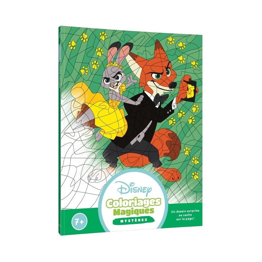 Coloriages Mystères Zootopie Disney HACHETTE | Art & Loisirs