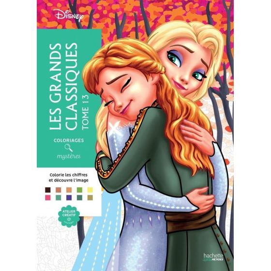 Coloriages mystères Disney - Grands classiques Tome 13