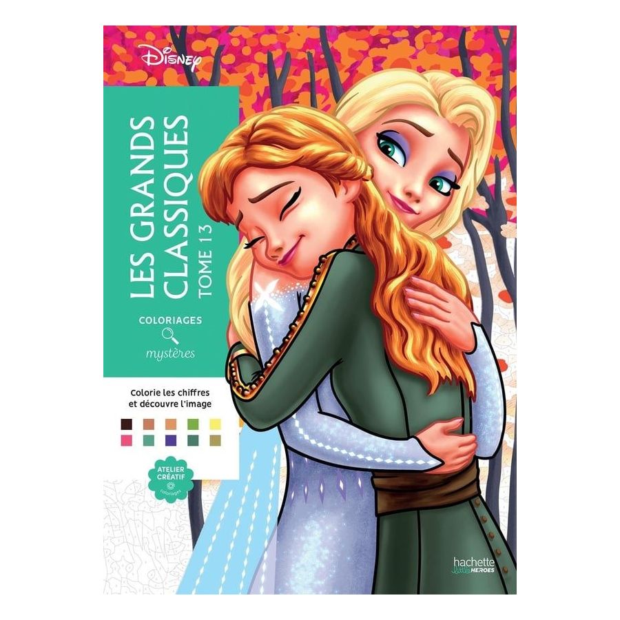 Coloriages mystères Disney - Grands classiques Tome 13
