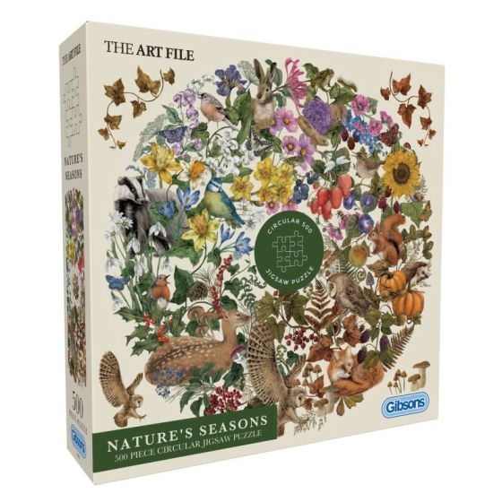 Puzzle 500 pièces Rond - Nature's Seasons