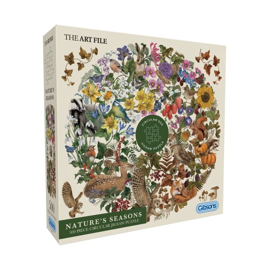 Puzzle 500 pièces Rond - Nature's Seasons