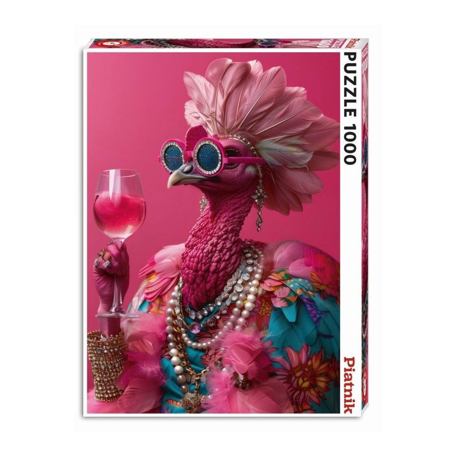 Puzzle Piatnik - Flamant Rose - 1000 pièces