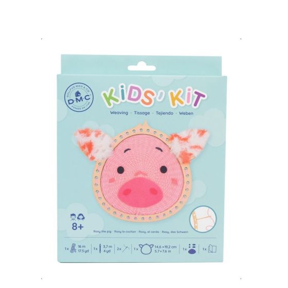 Kit tissage Kids'kit DMC - Rosy le cochon